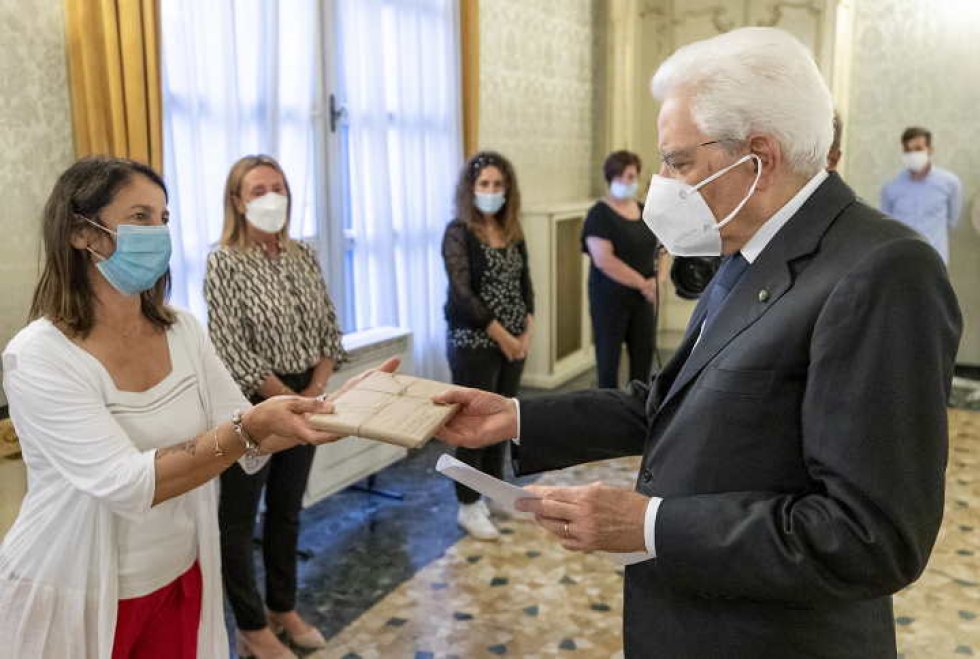 Mattarella con il prefetto Perrotta