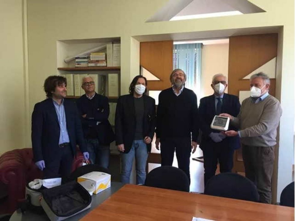 La donazione del ventilatore