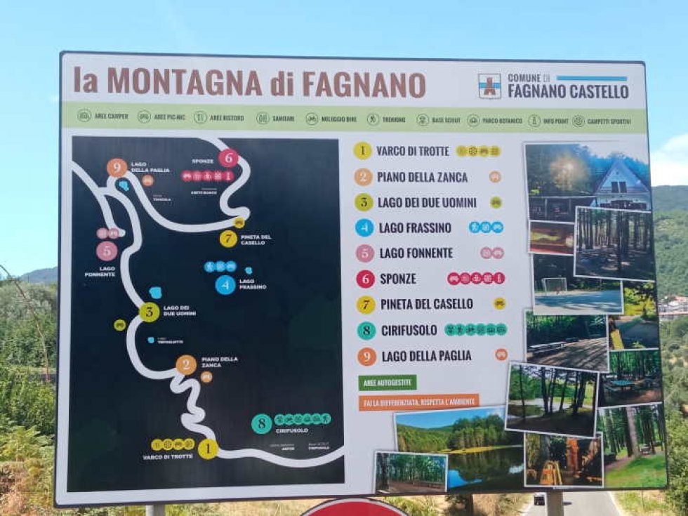 La nuova cartellonistica installata