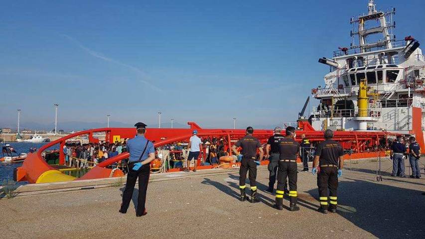 Nuovo sbarco di migranti a Corigliano