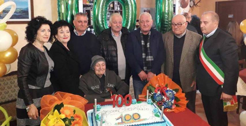 Nonno Gisberto festeggia 100 anni