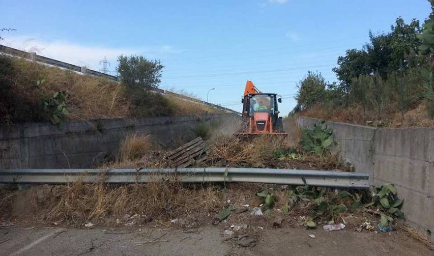 Iniziati i lavori per la riapertura dello svincolo sulla Ss106 all&#039;Enel