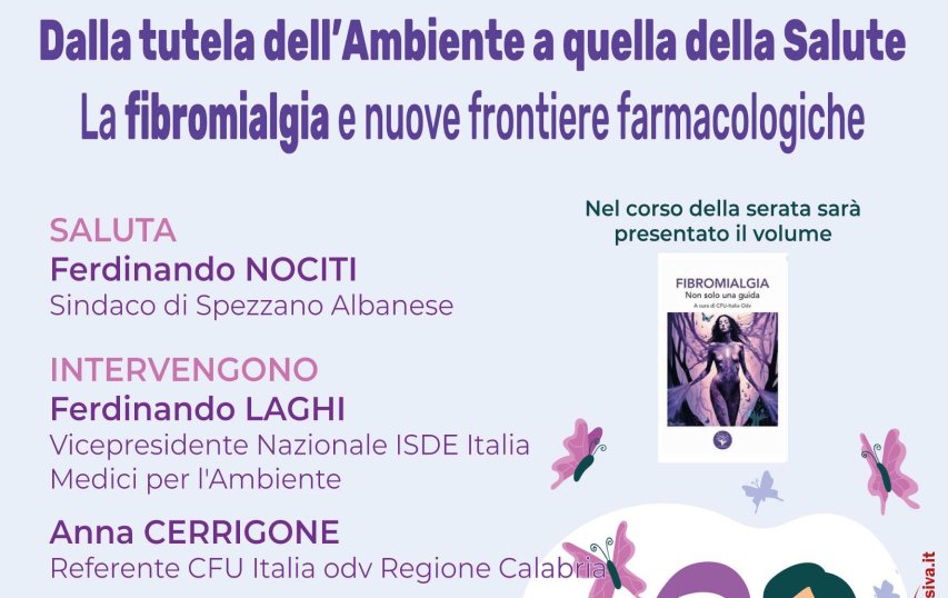Fibromialgia: un convegno a Spezzano Albanese
