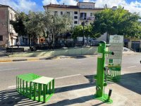 La postazione di ricarica ebike-ciclofficina a Sant&#039;Agata di Esaro