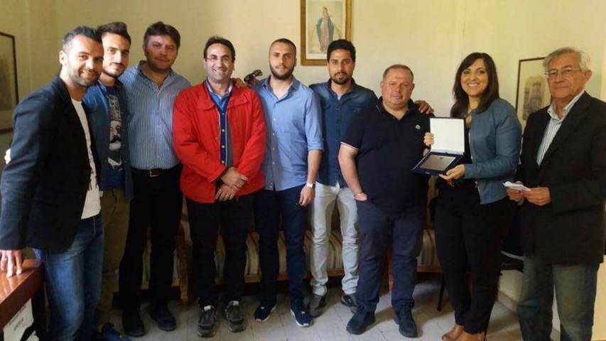 Il comune incontra e premia il Corigliano Calcio