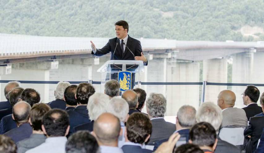 Renzi conferma l'impegno del Governo sulla Ss106