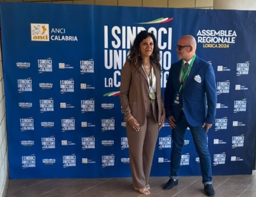 Francesco Cannataro con la presidente Succurro 