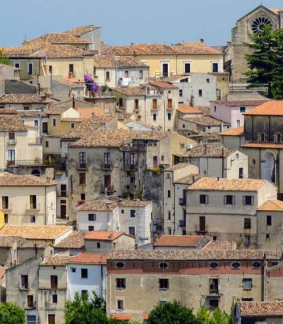 Un panorama del borgo