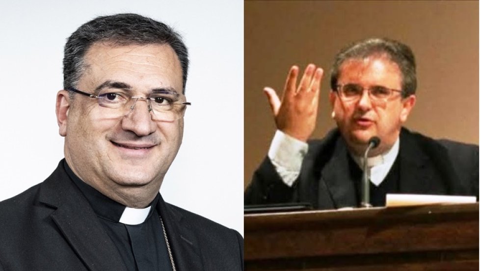 Monsignor Rega e don Ennio Stamile