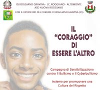 &quot;Il coraggio di essere l&#039;altro&quot;, al via la campagna contro il bullismo a Roggiano Gravina