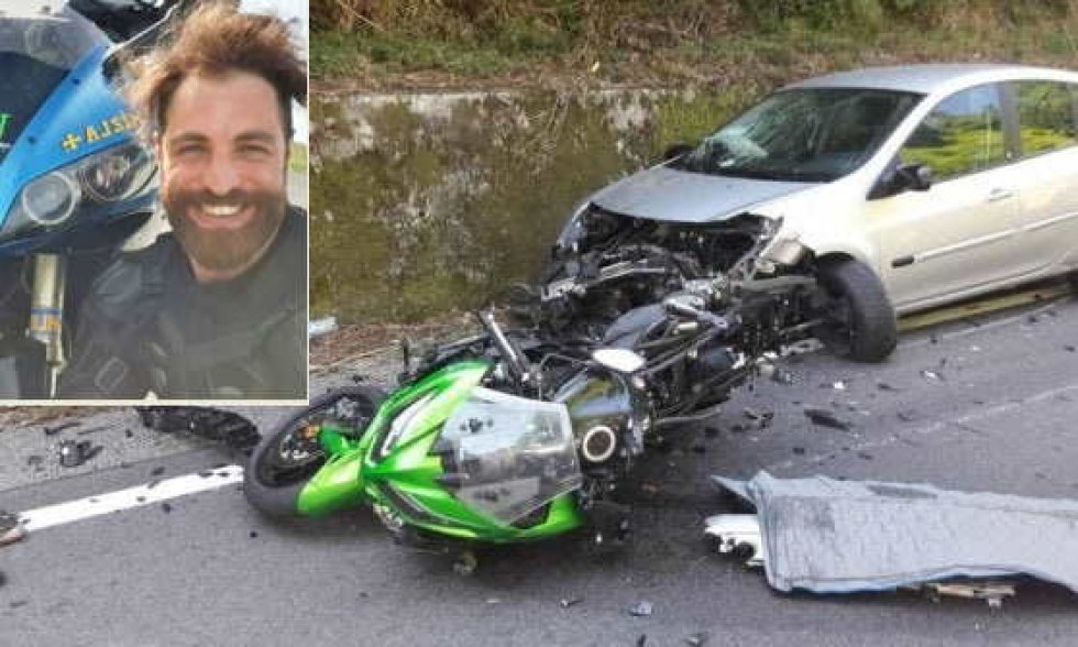 Il tragico impatto del 2019 e - nel riquadro - il compianto Manuel