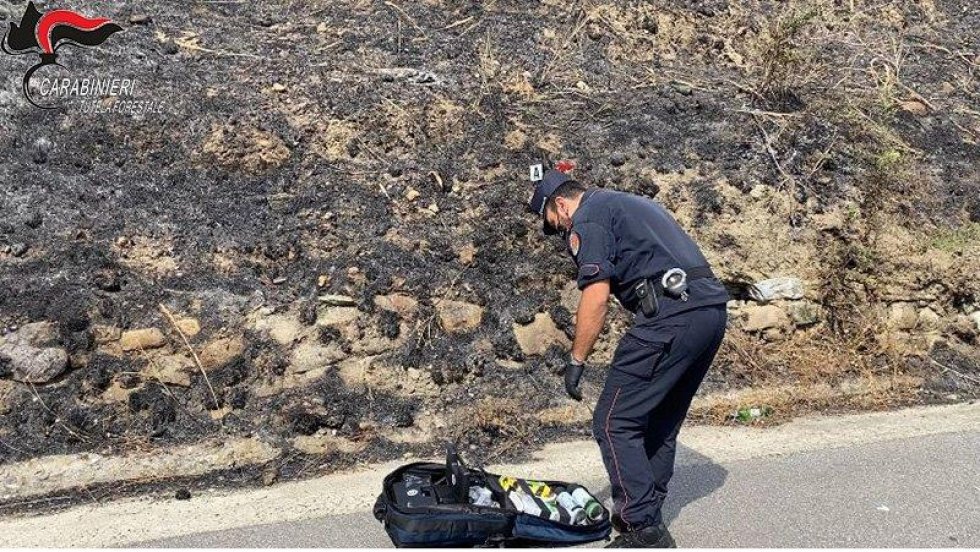 Lattarico. Incendio boschivo, 41enne denunciato dai Carabinieri Forestale