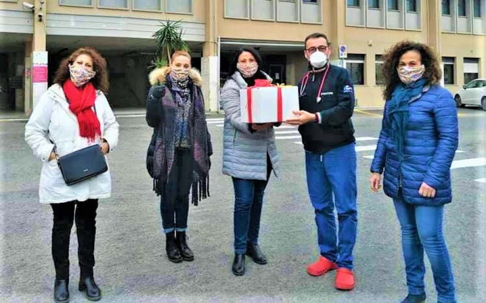 Donazione di mascherine al Pronto Soccorso di Rossano