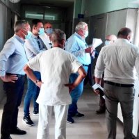 Il sopralluogo di stamani al Louis Pasteur 