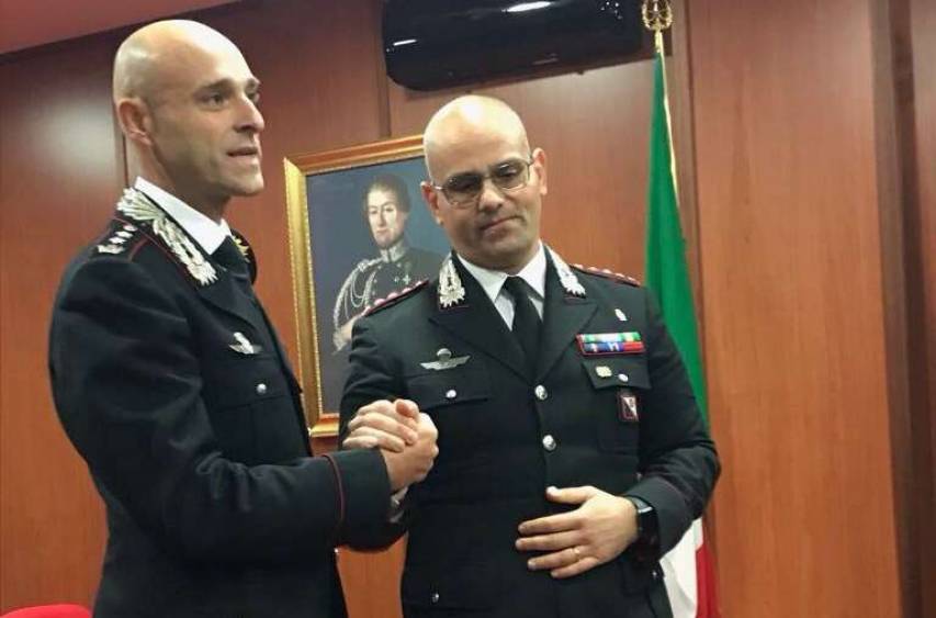 Cambio al vertice Provinciale dell'Arma: Ottaviani cede il Comando a Sutera