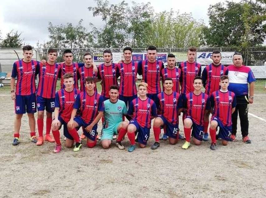 I giovanotti rossoblù della Juniores Asd San Marco 