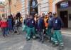 Protesta a Rossano degli assistenti fisici e dei lavoratori addetti al verde pubblico