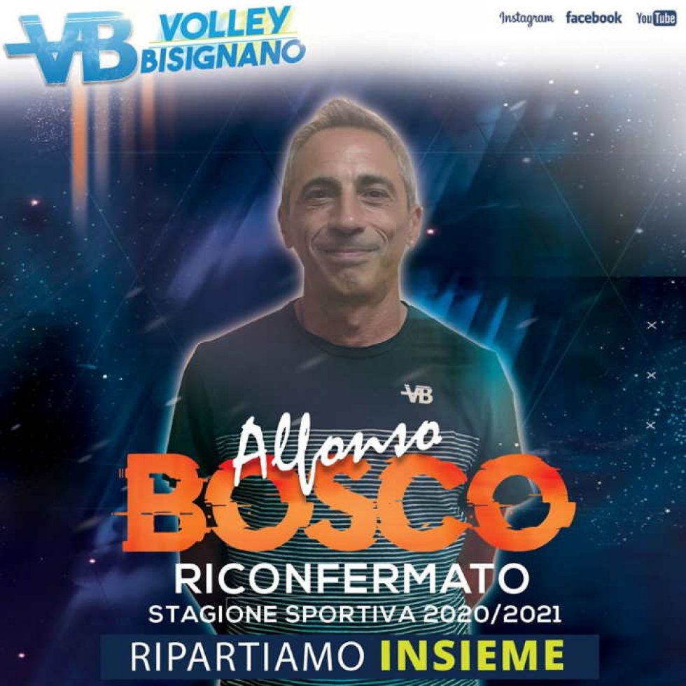 Coach Bosco resta al timone della Volley Bisignano