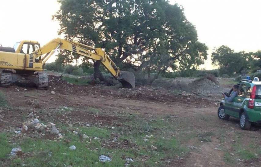 Eseguiti lavori senza autorizzazione. Sequestrata area a Civita