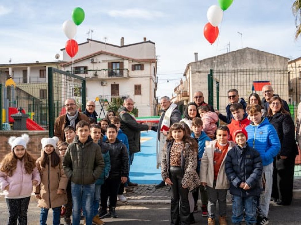 San Lorenzo del Vallo inaugura un parco giochi per i più piccoli