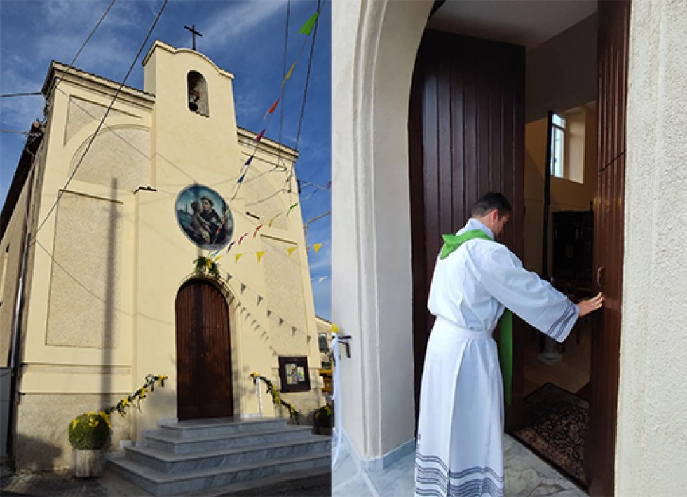 Scigliano in festa per la riapertura al culto della chiesa di S.Antonio