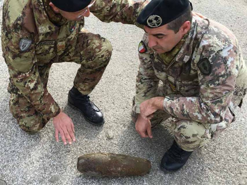 Artificieri di Castrovillari disinnescano bomba aerea