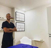 Manuel Puterio nel suo studio
