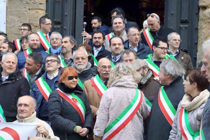 Il sindaco Gagliardi a Volterra