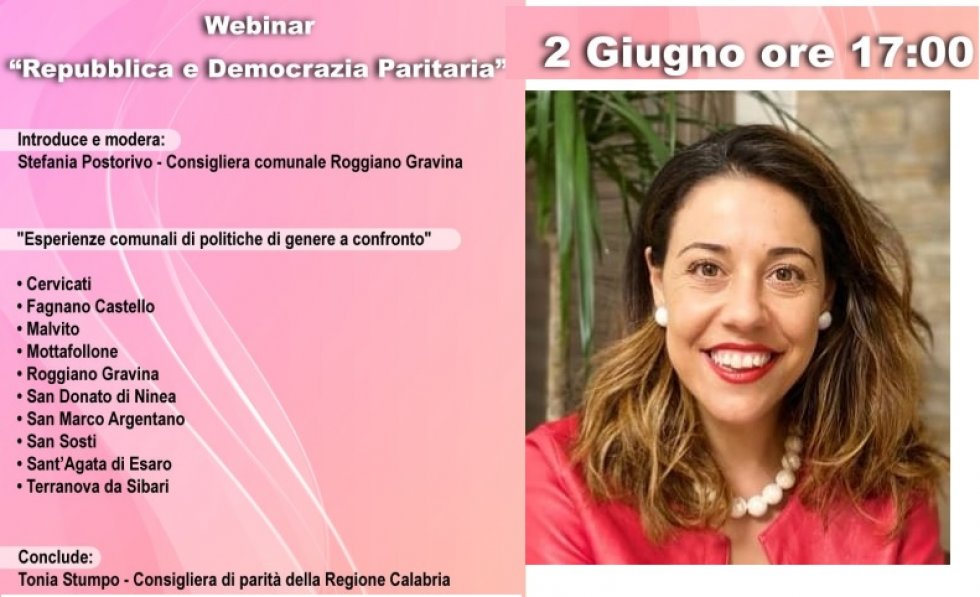 La locandina del webinar 