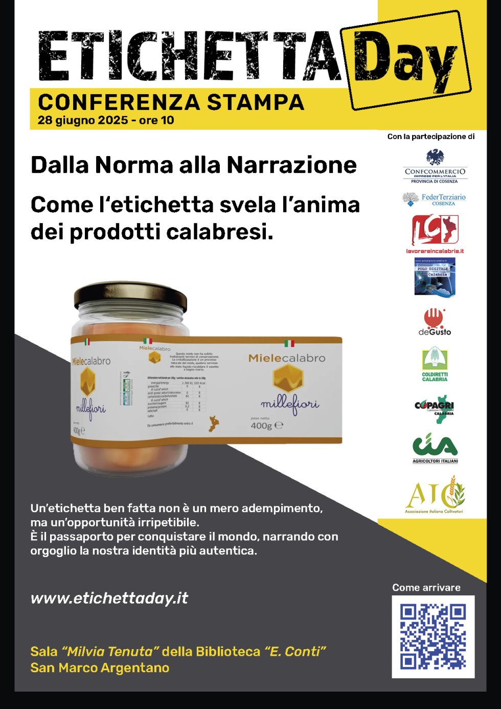 La locandina dell'evento