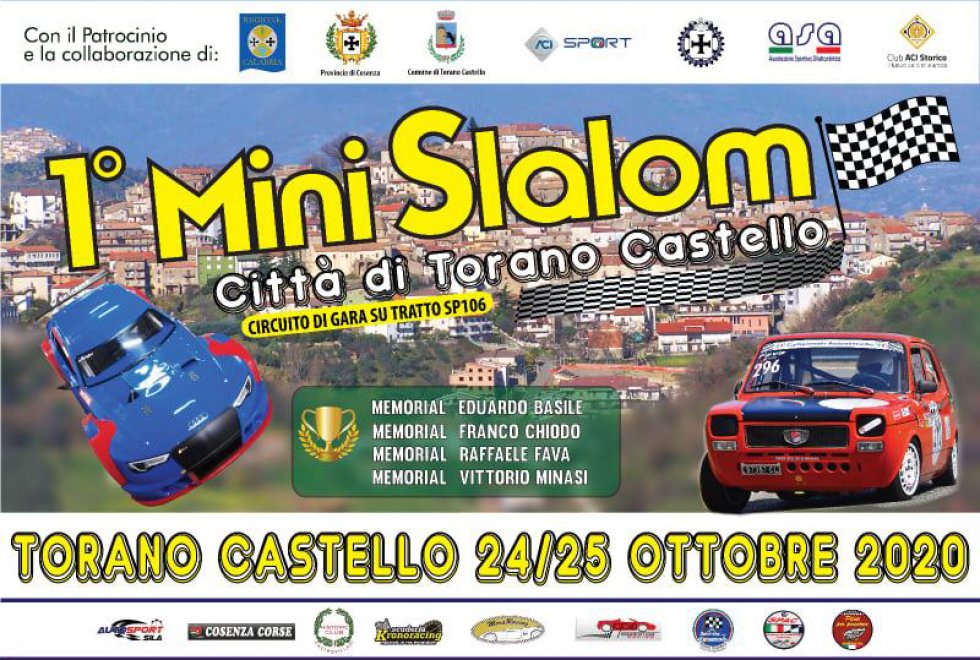 Si scaldano i motori per il "I Mini Slalom - Città di Torano Castello"