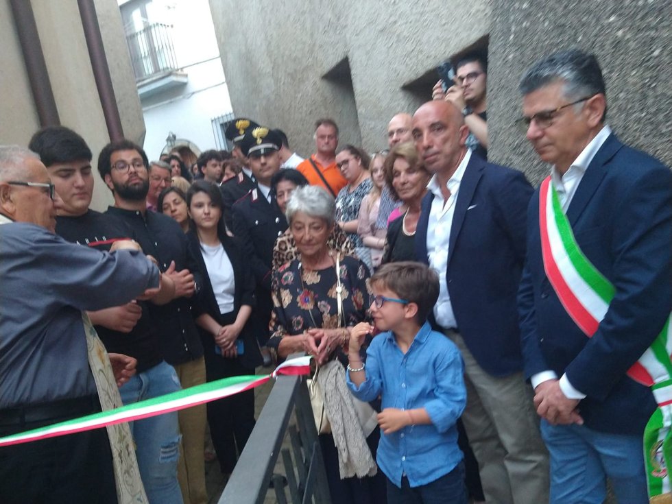 Inaugurati a Torano il Museo “Caccuri” e la “Scalinata della Costituzione”