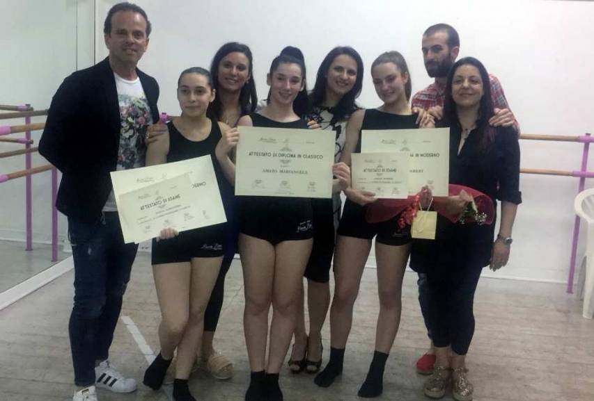 Artuto Cannistrà per gli esami del Centro Danza Ilaria Dima